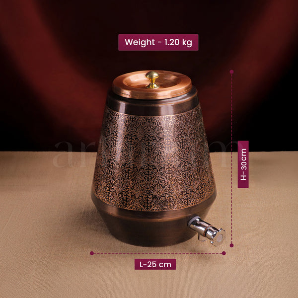 Copper Antique Water Dispenser (8 litres)