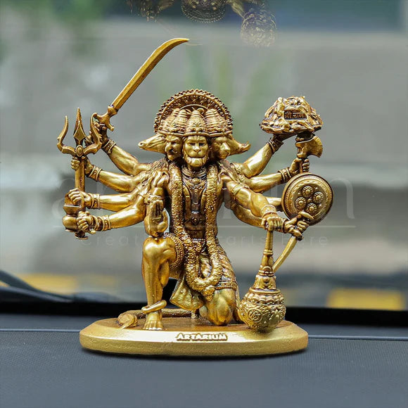 Sitting Panchmukhi Hanuman Statue