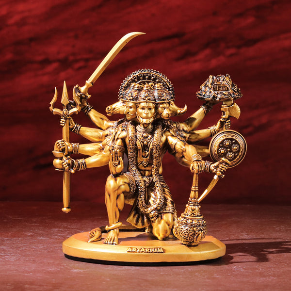 Sitting Panchmukhi Hanuman Statue