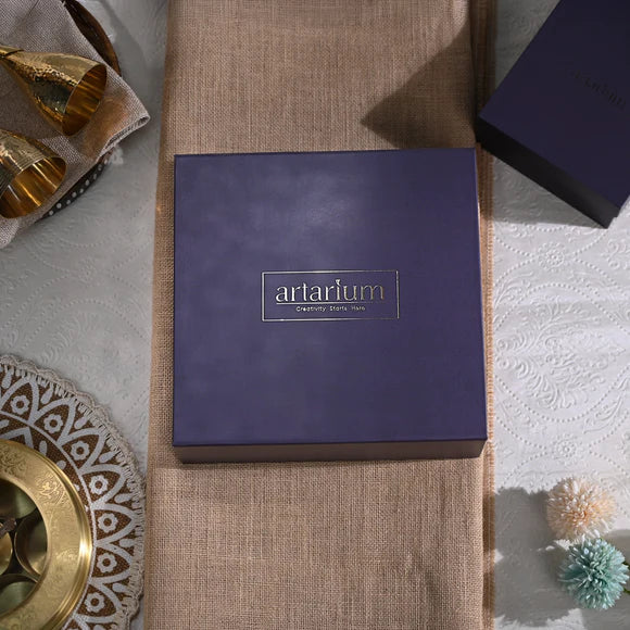 Brass Masala Box with See-Through Lid For Gift
