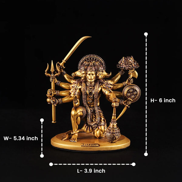 Sitting Panchmukhi Hanuman Statue