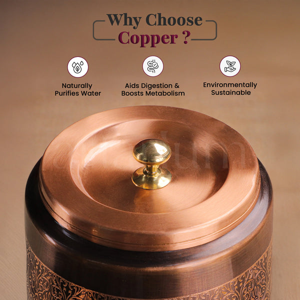 Copper Antique Water Dispenser (8 litres)