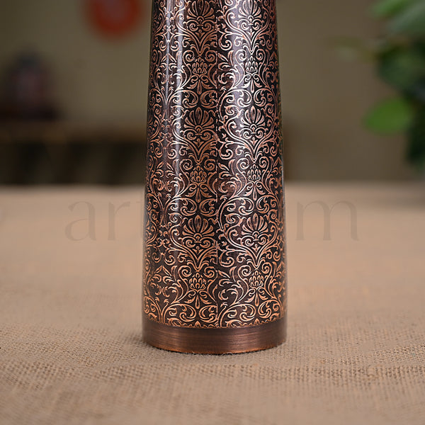 Antique Etching Copper Bottle
