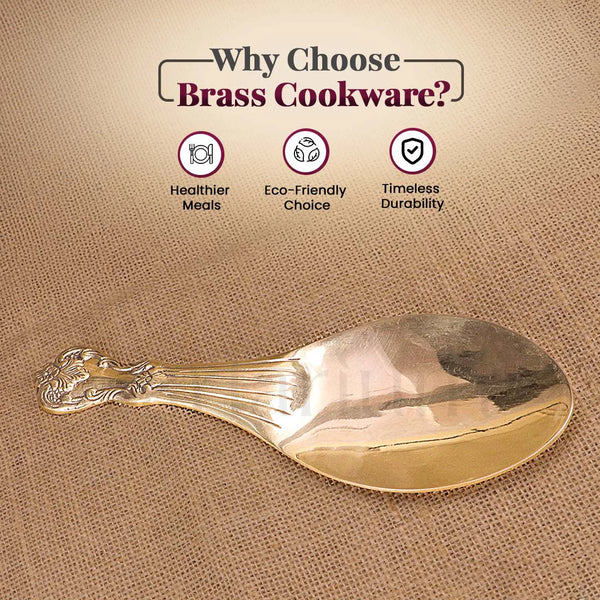 Brass Serving Spoon